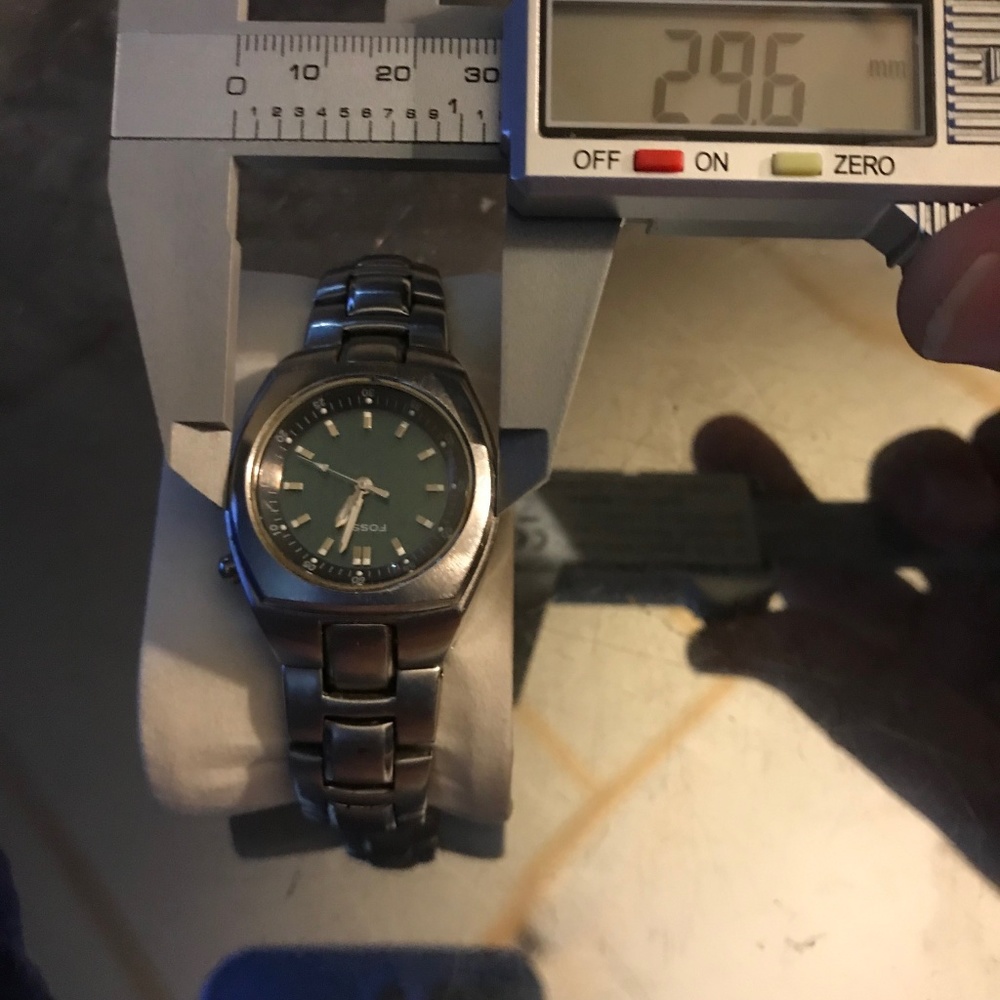 Functioning Fossil Blue Watch - image 5